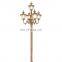 Modern Hot selling outdoor vintage 2.5m-6m 2-5 heads aluminum yard lamp garden pole light for villa hotel street garden