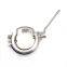 DN400 Sanitary Stainless Steel Welded Ends Powder Butterfly Valve