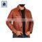 Eye Catching Design Hot Selling Snap Button Closure Type Genuine Leather Jacket for Men
