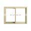 Gold color aluminum sliding window with screen philippines price anti noise window grilltube design