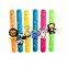 Forest Animal Theme Party Kids Slap Bracelets Silicone Wristbands and Rings