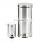 30L large and durable stainless steel foot pedal bin for lobby trash can