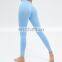 Custom Logo Seamless Solid Yoga Leggings Women Workout Gym Tights Sportswear Butt Lift Running Pants Yoga Clothes
