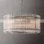 SAN MARCO Large Round Glass Chandelier Nordic Modern Living Room Dining Bedroom Ceiling Indoor Decoration