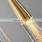 Customizable modern stairs chandelier pendant light villa rotating staircase light long k9 crystal chandelier