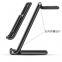 3-in-1 Black & White Folding Wireless Charger Multifunction 3-in-1 Charging Solution