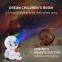 Mini Astronaut Design Galactic Project Light Starry Sky Projector Lamp Galaxy Night Light For Kids Bedroom Decoration