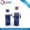 stainless steel cover glass water bottle with tea fiiter