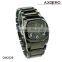 fashion black square ceramic designer watch