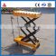 hand control aerial work platform hydraulic scissor lift table