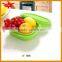 High quality microwaveable silicone lunch box,silicone collapsible lunch box