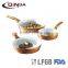 nonstick cookware electrical wok tri ply fry pan with lid