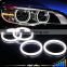 B-deals 2016 new car led light pure white halo ring angel eyes for bmw e46 2doors