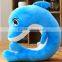 plush animnal nap pillow/plush dolphin nap pillow/plush animnal guard U pillow