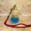 15ml round shape sofe ceramic Hanging perfume diffuser bottle car with diamond
