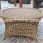 Round Outdoor Rattan Coffee Table