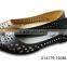 2015 new high quanlity lady fashion laser drilling ballerina shoes