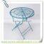 KZ140045 Wrought Iron Metal fold outdoor garden table