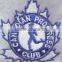 five-pointed star laser cut embroidery felt patches,iron on embroidered hockey patches
