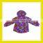 Embroidery Baby Rinne Pink Purple Orange Leopard Pattern Girl Zippered Hoodie Comfortable Long Sleeve New Design