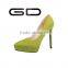 GD Wholesale of high-heeled shoes made in China high quality waterproof platform for women's shoes, like all over the world