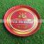 customized round plastic restaurant serving tray factory price