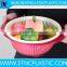 round plastic sink colander vegetable colander kitchenware strainer