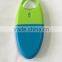 small card shape plastic bottle of oval form