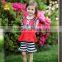 2015 girls stripe ruffle shorts,double ruffle shorts,baby pants,100% cotton ruffle shorts,cotton stripe pants
