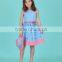 Latest Printed Design Cotton Frock with Cap for Girls
