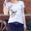 Simple Style Young Lady Custom Private Lable Sublimation T Shirt Wholesale Price China