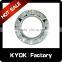 KYOK Chrome Curtain Rings Fit For 16mm/19mm/25mm/35mm Silver Metal Rod Loop,Aluminum Zinc Curtain Rod Accessories