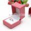Wholesale plastic leather ring boxes with velvet insert