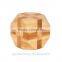 2015 Hot Sale Bamboo IQ Intelligent Puzzle Magic Puzzle Kongming Lock Brain Teaser Model Number GAD1128