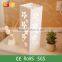 Cube Shape Modern flower pattern Table Light Bedside Table Lamp For Home Hotel Decoration                        
                                                Quality Choice