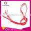 Customized Design Flat Organic Cotton Orange Shoe Laces