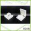 Huaxin Small White Leatherette Paper Plastic Pendant Jewelry Box