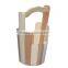 2016 hot sale wooden rice bucket,small cheap used wooden barrel/bucket