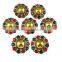 Hot sale wholesale retail sewing button acrylic rhinestone button with shank pearl Christmas button For DIY flower center