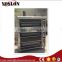 Yoslon 3deck 6trays deck oven with steam and stone from China