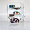 Countertop sunglass display case with lock