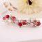 New Fashion crystal Rhinestone 5 Color hair barrette clip Hairpin