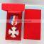 Customs metal medal of honor with ribbon for competition