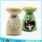 Pure color promotional ceramic spa oil burner custom design promotional oil burner for Christmas