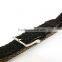 Custom Silver Pin Buckle Crocodile Braided Leather Belt