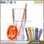 Christmas multicolour insulated plastic beer mug with straw