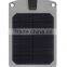 5W Solar power bank for iphone samsuang ipad laptop tablet, solar mobile charger charging for mobile phone