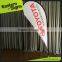 Outdoor Advertising Promotion Beach Flag Flying Banner Pole