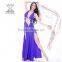 Belly Dance Costumes,Blue Silk Sexy Nice Belly Dance Wear,Belly Dance Performance Dress for Dancer (QC2115)
