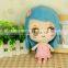 Carephilly Authorize Customize Stuffed Human Doll Long Hair Girl 4.65" Soft Plush Toy For Branding